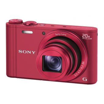Sony Cyber-shot 18.2MP & Zoom quang học 20x - DSC-WX300 (Đỏ)