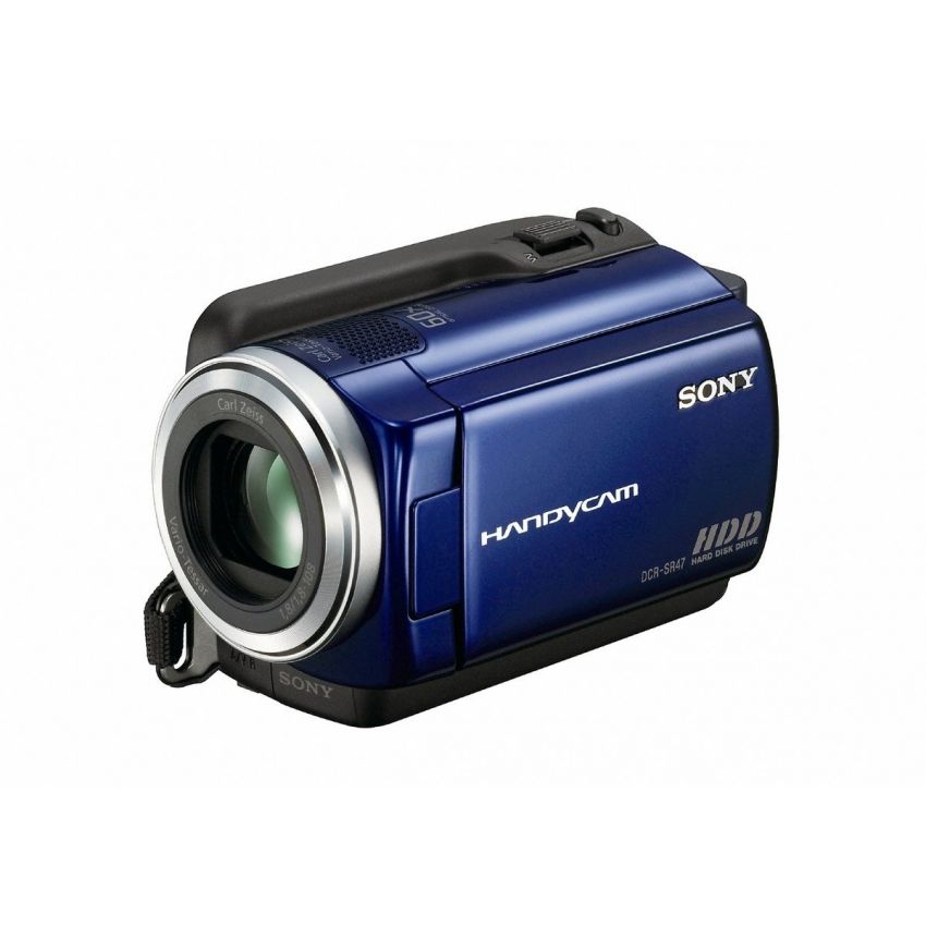  SONY Handycam DCR-SR47 – Máy quay thẻ nhớ (Xanh) - Hàng nhập khẩu SONY Handycam DCR-SR47